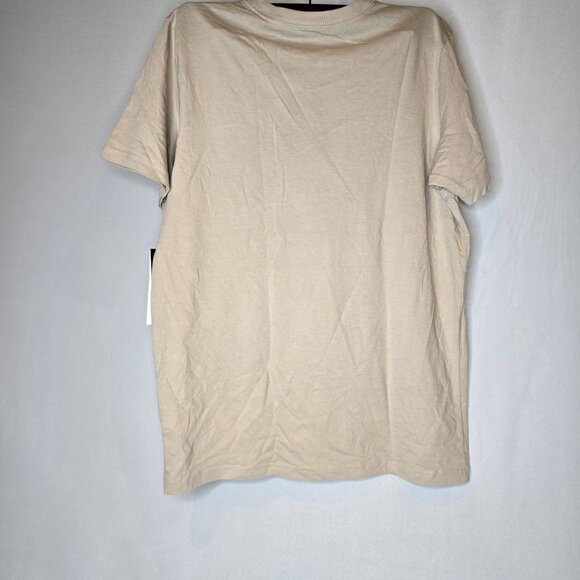 Adidas Boys Outdoor Court Tee in Tan, various sizes, NWT - Picture 3 of 5